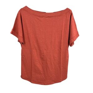 Universal Standard Dolci Short Sleeve Top Marsala 4XS (00-0) New